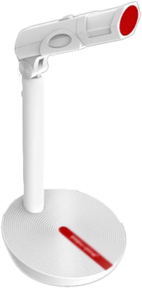 Karaoke Microphone Vocal Record Singing Studio PC USB 3.5mm for Computer Vol Adjust Switch Rotatable Flexible Professional Mic (Color : White, Size : Style one) (White Style one)
