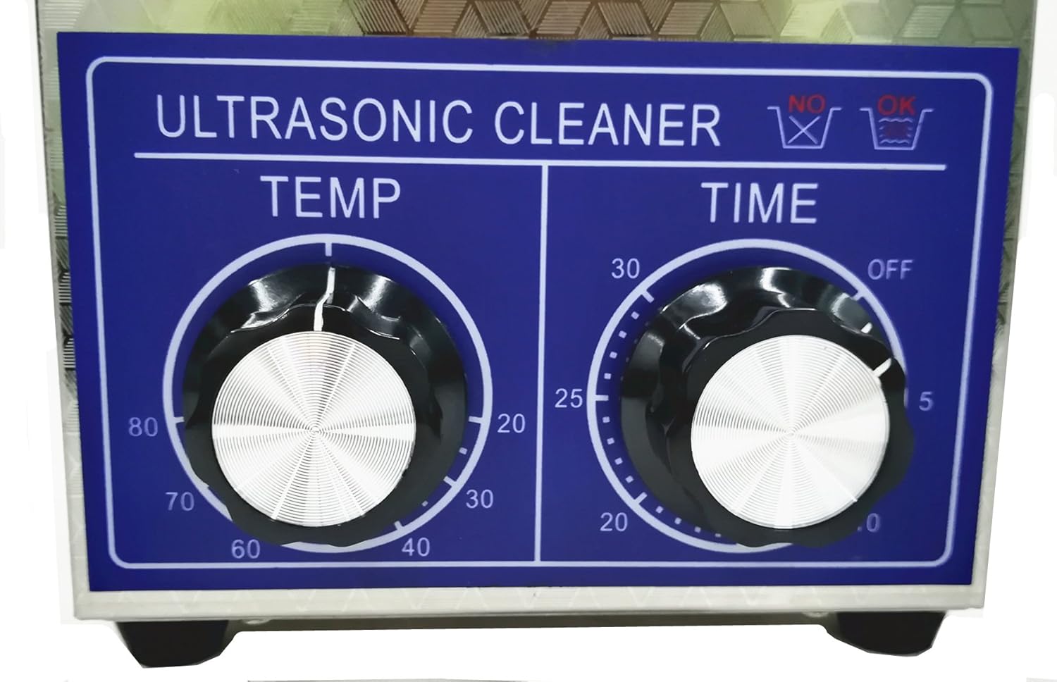 CGOLDENWALL 2L Professional Stainless Steel Ultrasonic Cleaner Eyeglasses Jewelry Cleaning machine Mechanical 2-80℃ heating 0-80 Timing adjustable