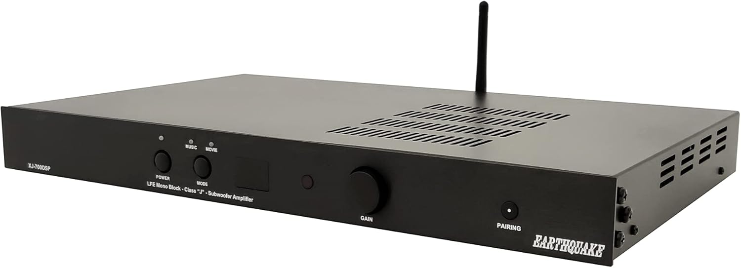EARTHQUAKE Sound XJ-700DSP LFE Class J 700W Subwoofer Amplifier with Built-in App Controlled DSP