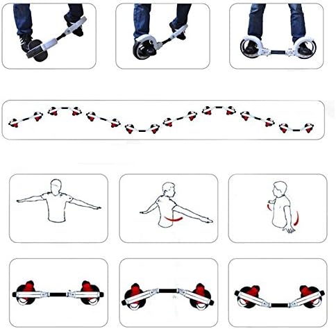 Biligo Cool Sport Workshop Skatecycle Hubless 2-Wheels Skateboard (bule)