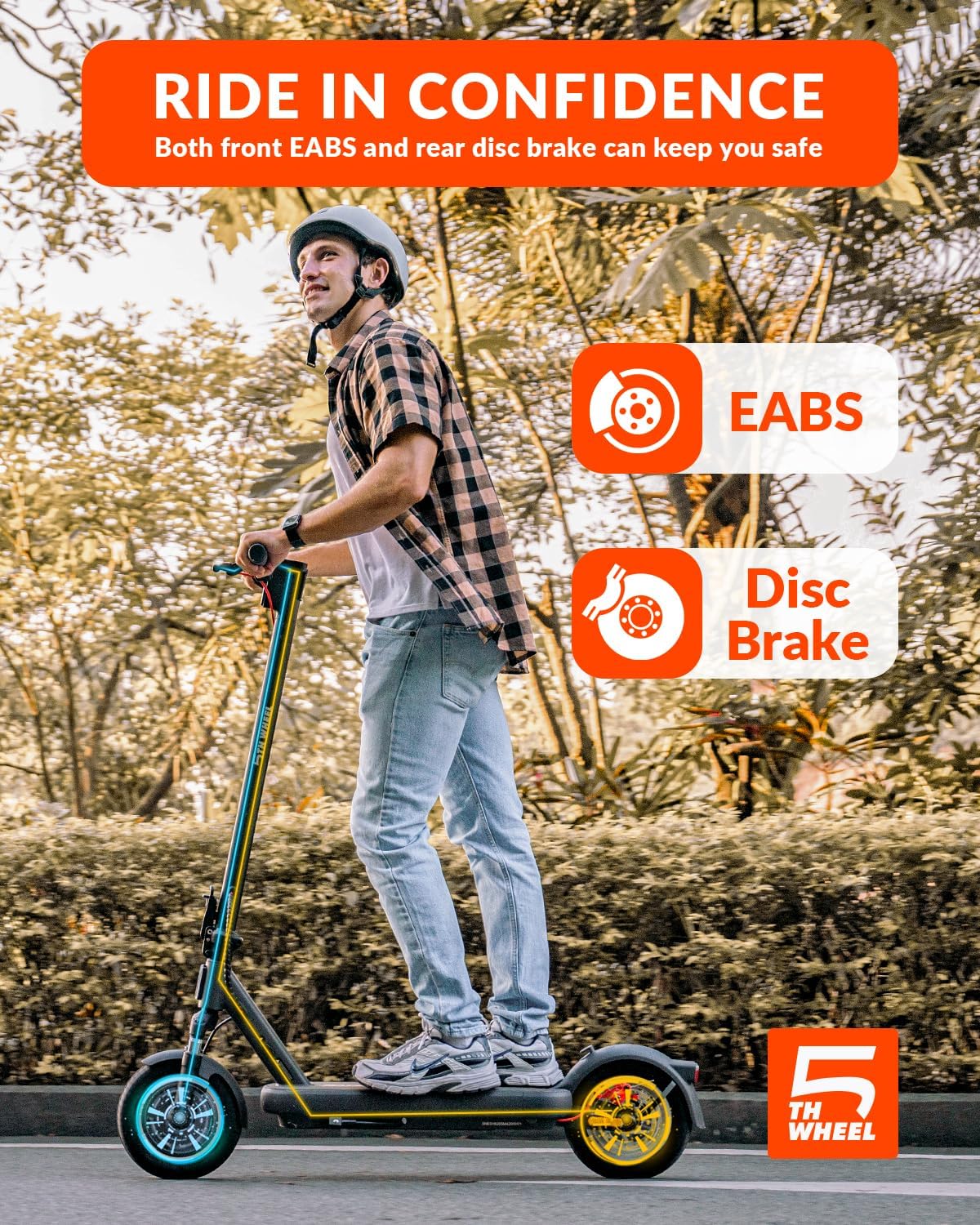 5TH WHEEL V40Pro Adult Electric Scooter,10