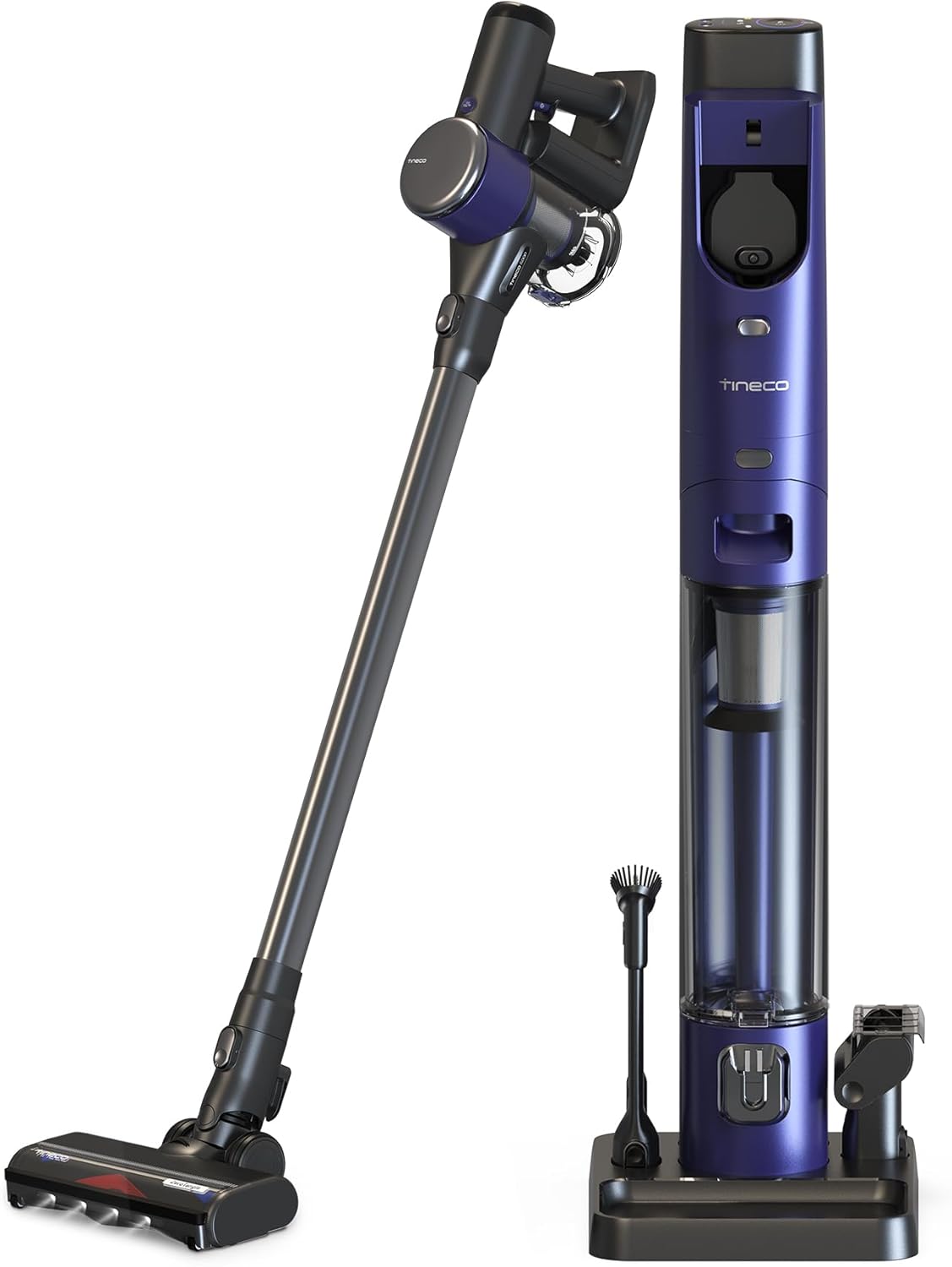 Tineco Cordless Vacuum Cleaner, Lightweight Stick Vacuum with Powerful Suction, ZeroTangle Brush with 3L Auto Dust Base for Hard Floor, Carpet & Pet Hair Pure ONE Station Furfree