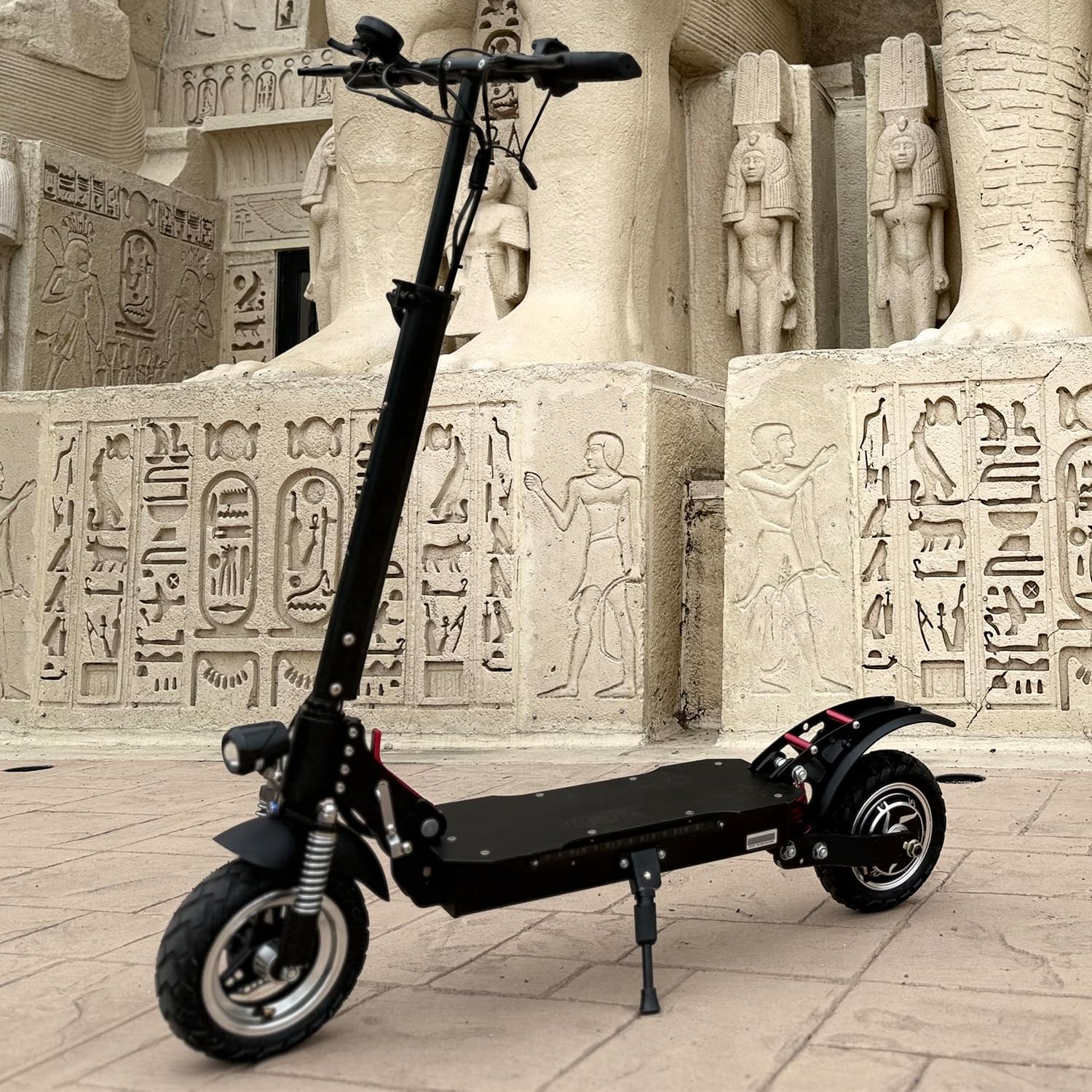 X750 Electric Scooter Adults, 1600W Motor Power, 40 MPH Fast Speed & 50 Miles Long Range, 10” Pneumatic Tires, Dual Suspension, Foldable Electric Scooter 300 lbs Max Load