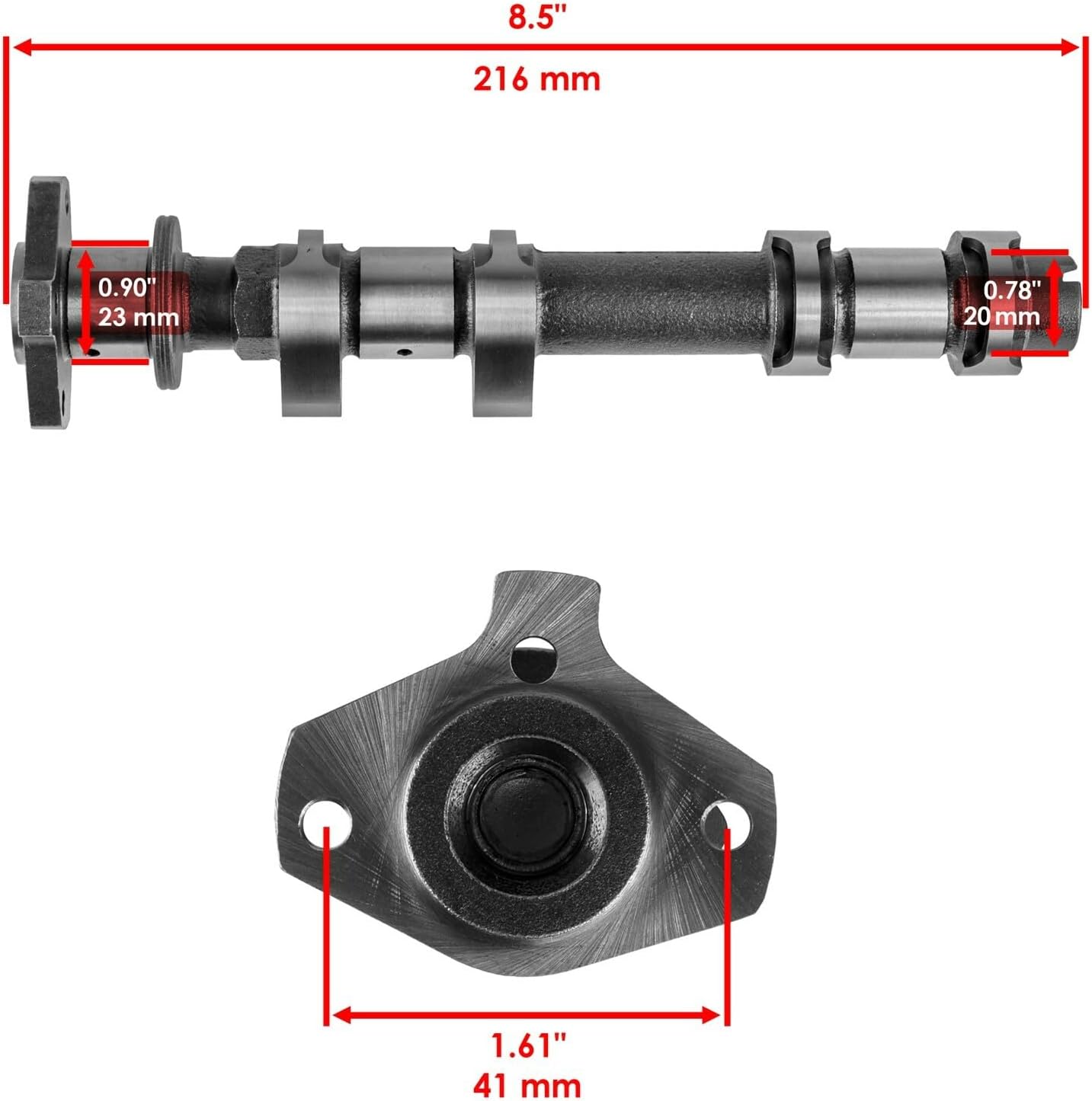 Replacement Powersports Parts For Polaris RZR 900/4 900 2014 Intake Exhaust Camshaft w/Timing Chain Sprocket Mod-C8RC-75514