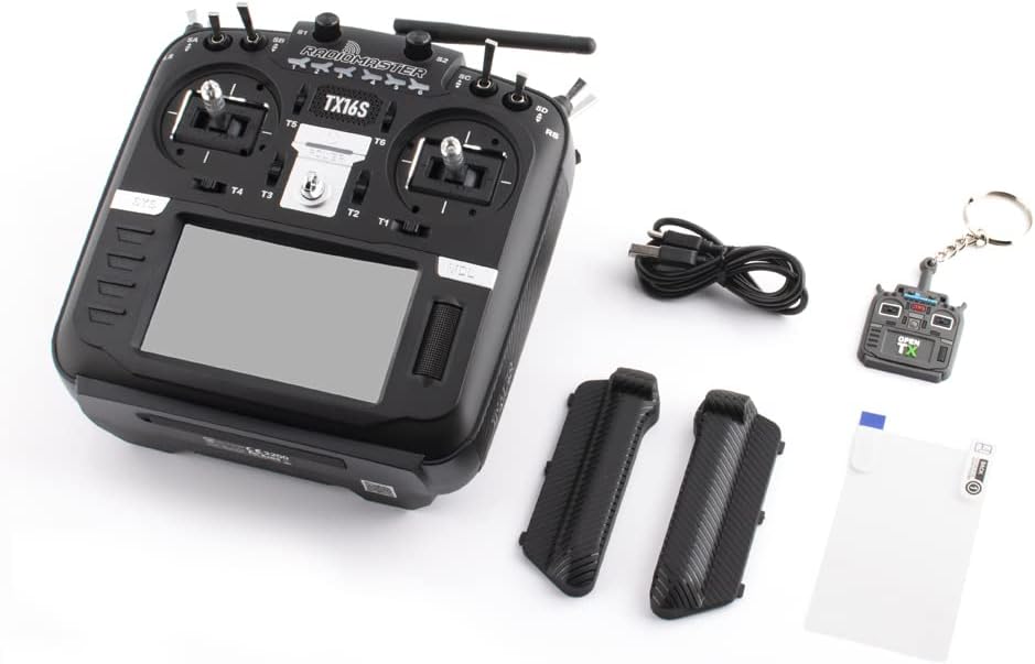 RadioMaster TX16S Mark II 2.4GHz 16 Channel EdgeTX Radio Transmitter Mode 2 (ELRS w/Hall Gimbals)