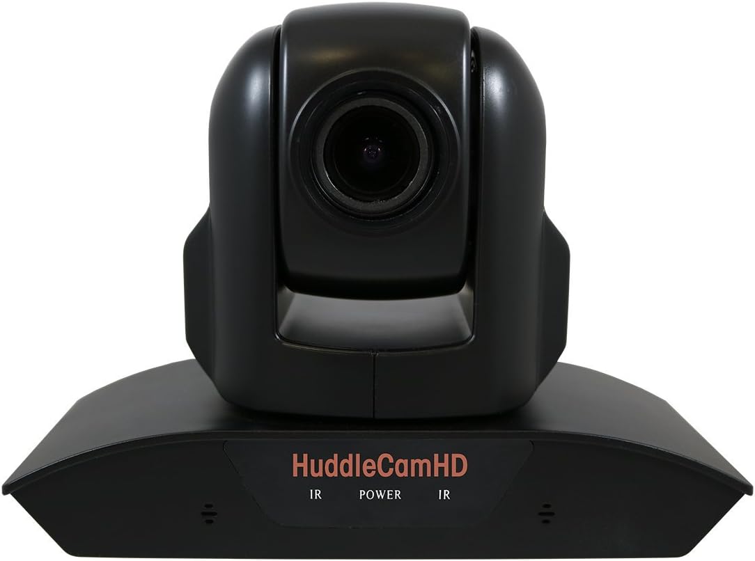 HuddleCamHD USB Conference Cameras with PTZ Control - Webcams for Zoom Video Conferencing (3X w/Audio, White)