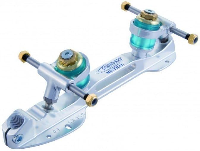 L'Estel Skates - Edea Rhythm Freedom+Mistral Roll-Line Bases+Giotto Wheels - Figure Skating Wheels (White, 230/34)