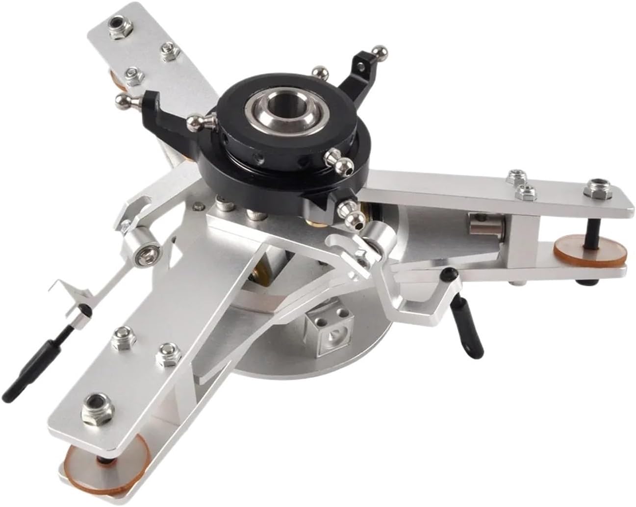 1 Set Rotor Head 3 10mm 12mm with Swash Plate Compatible with AS350 700 Or 800 Size RC Helicopter Universal(10mm)