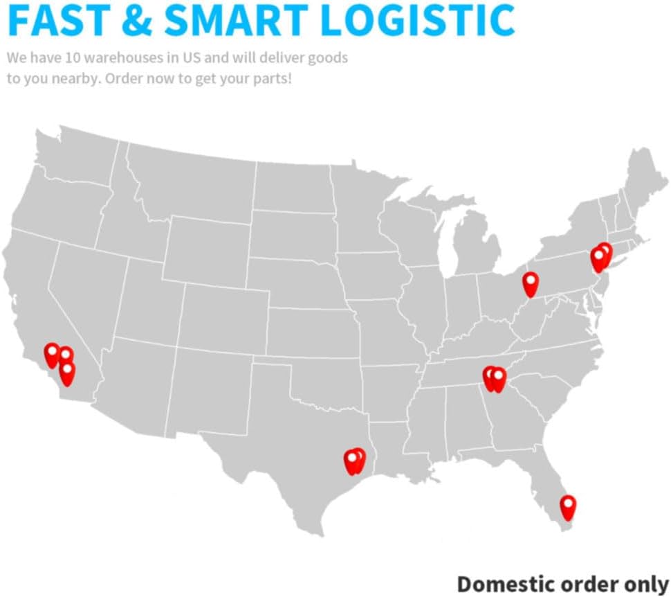 Grand Style Rear Wing Spoiler for Chevy for Corvette Base 2008-2013 & Z06 2009-2013 & Grand Sport 2010-2013 -Crystal Red Painted Bolt-on C6 Paint Code ABS 2 in-Item Height