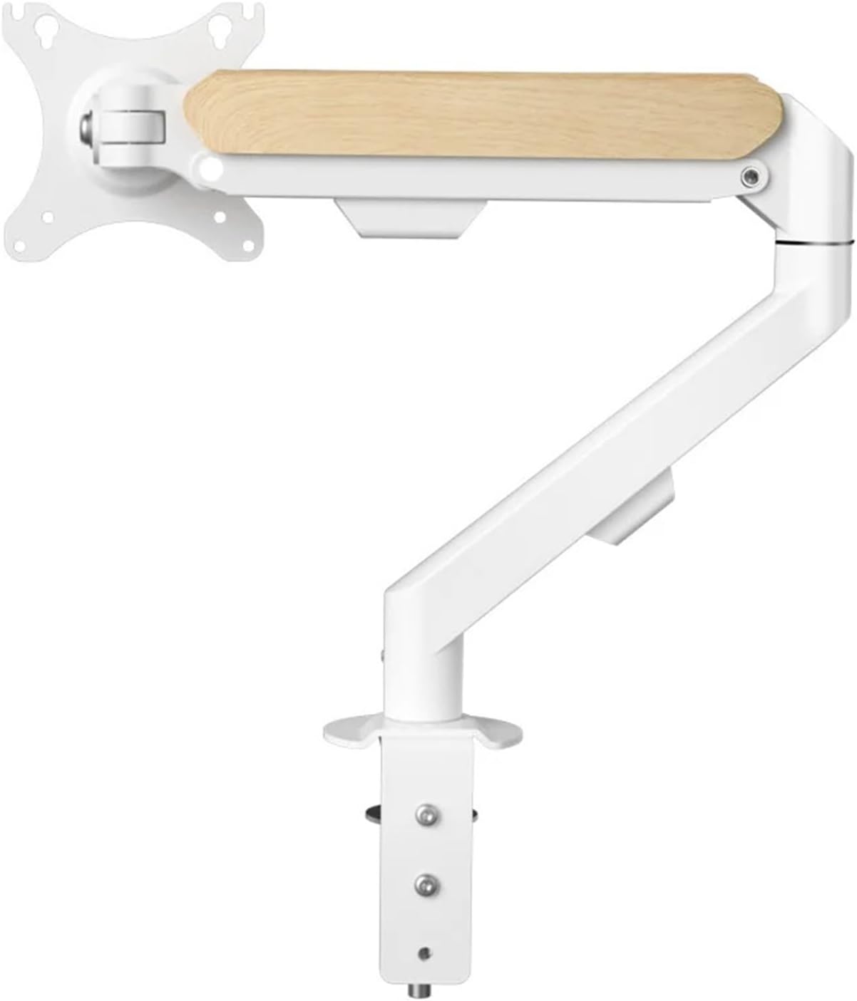 17-34 inch white desktop monitor arm gas spring full motion bracket LCD LED TV bracket computer bracket M5-M(M5W-M White)