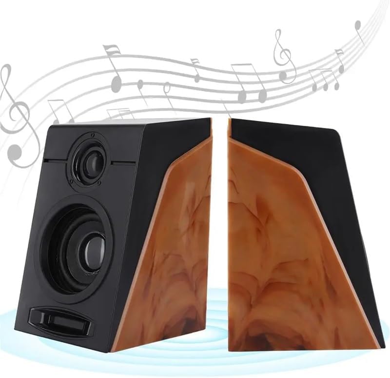 Heavy Bass Computer Speaker Sound Subwoofer with Non-Slide Mat Active Audio Color Matching