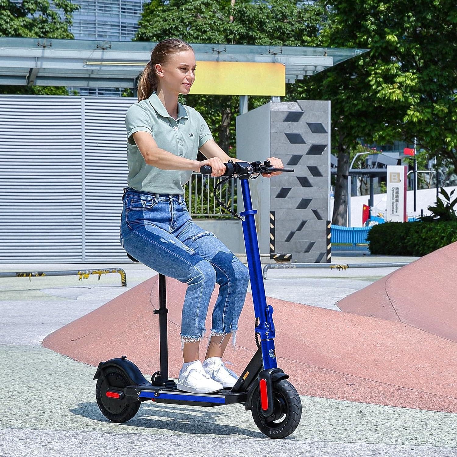 Caroma Electric Scooter Adults, Powerful 350W/500W/750W Motor, Top Speed 20/25 Mph & 18/25/30 Miles Range, 8.5