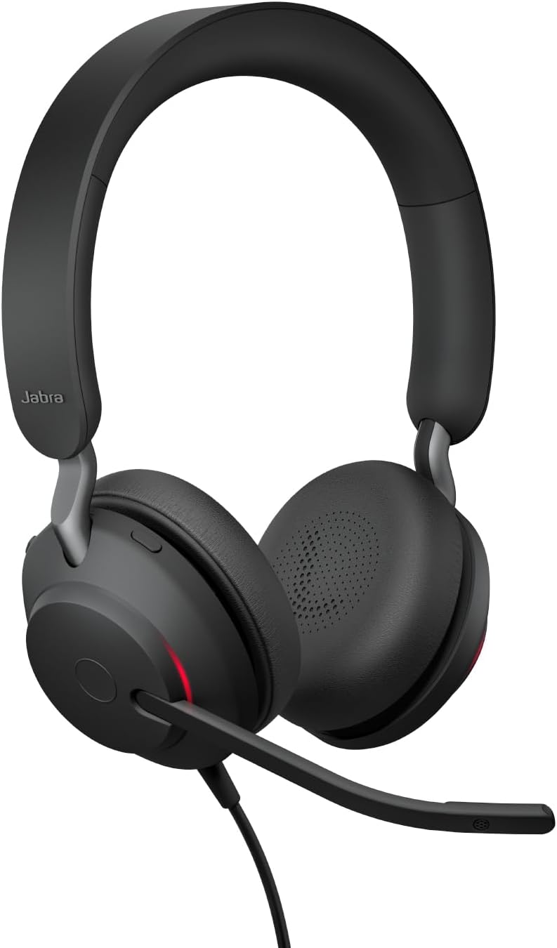 Jabra Evolve2 40 SE Headset Wired Head-Band Calls/Music USB, W129148148 (Head-Band Calls/Music USB Type-C/USB Type-A Black)