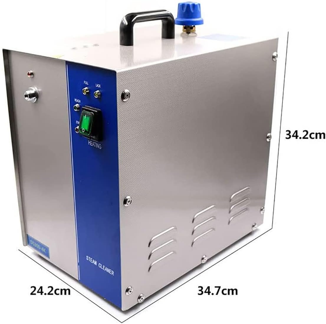 BGHJIKGFS 2600W High Pressure Steam Cleaner, Jewellery Steam Cleaner Machine, 3L Multi-Purpose Steam Machine