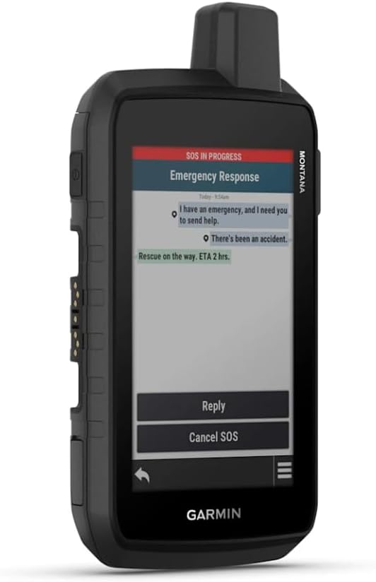 Garmin Montana 710i Rugged GPS Handheld Navigator, 5” Touchscreen, 32 GB, Built-in inReach Technology for SOS & 2-Way Texts in Remote Areas, Satellite Imagery & Maps, w/ Wearable4U PowerBank Bundle