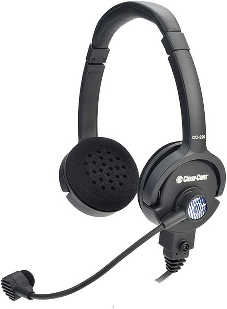 Clear-Com CC-220-X5 | Double On Ear 5 Pin Male XLR Cardioid Headset