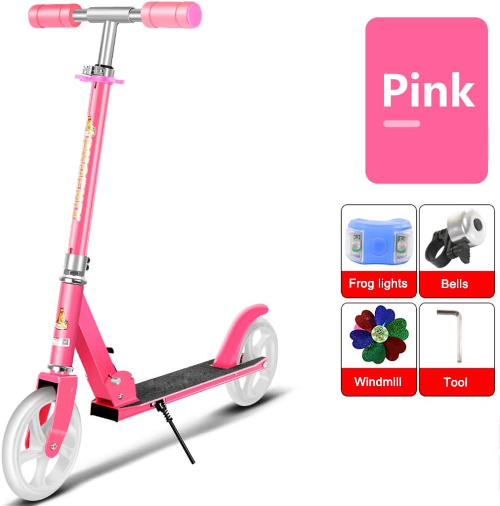 Scooters for Kids 6 Years and up Quick-Release Folding System Dual Suspension System Lightweight Alloy Deck Kick Scooter for Adults and Teens Multiple Colors