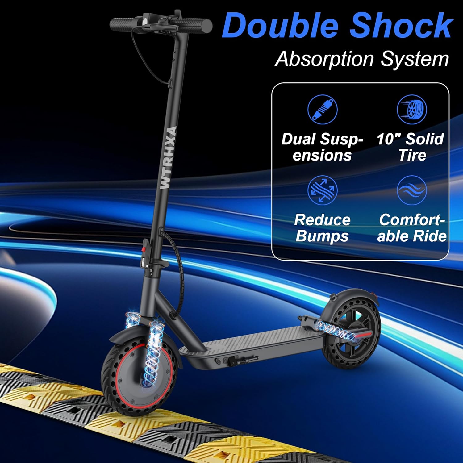 Electric Scooter, Electric Scooter for Adults, 350W/500W Motor, 19 Mph Speed, 15/25 Miles Ranges, 8.5