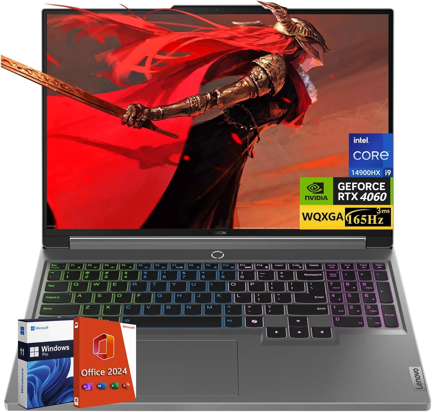 Lenovo Legion 5i Gaming Laptop, NVIDIA RTX 4060, Intel 24-Core i9-14900HX(Up to 5.8 GHz), 16