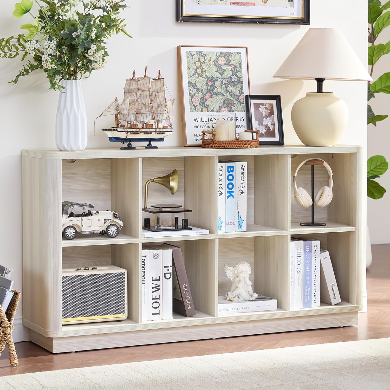 Joaxswe 8 Cube Storage Bookcase, 52