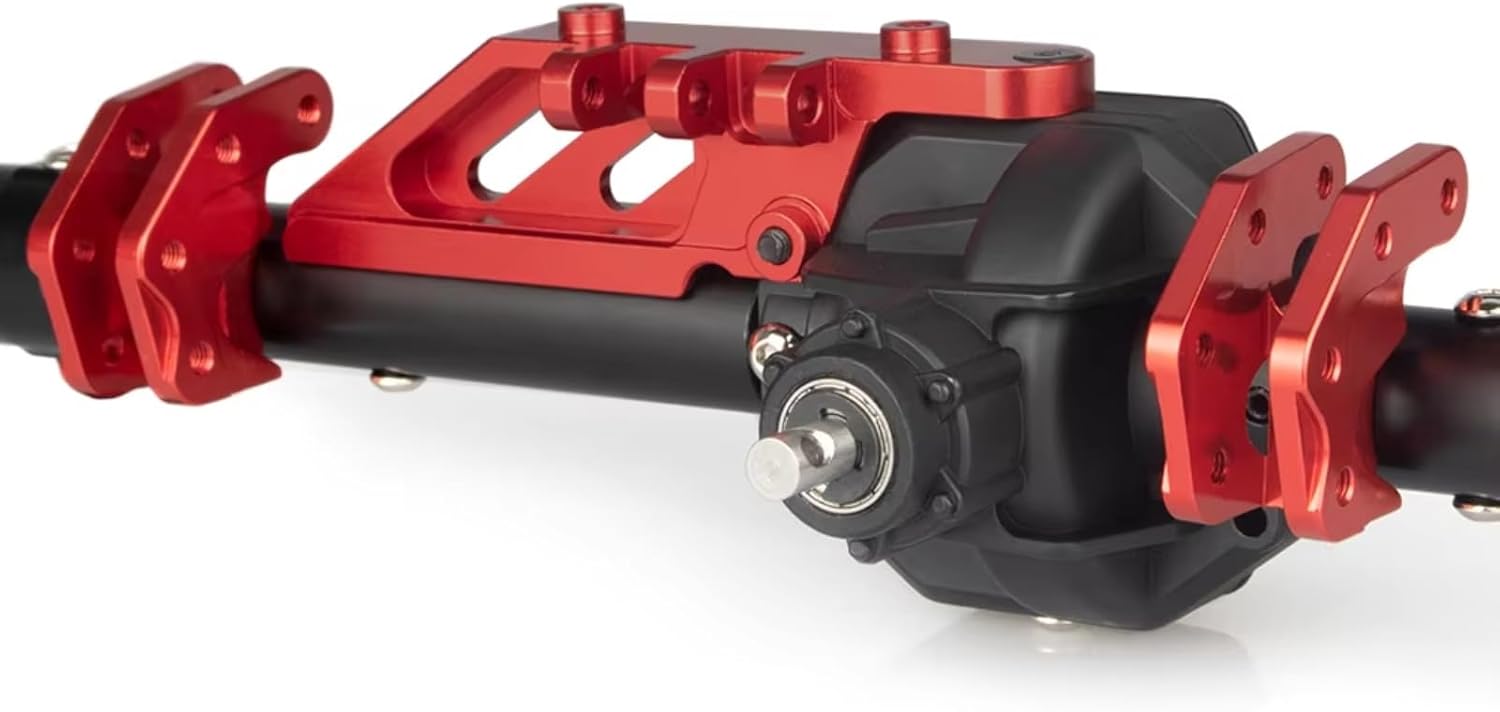 Compatible with Axial for Wraith RC Crawler Car Upgrades Parts Accessories CNC Aluminum Front and Rear Axle Set RC Front and Rear Axle