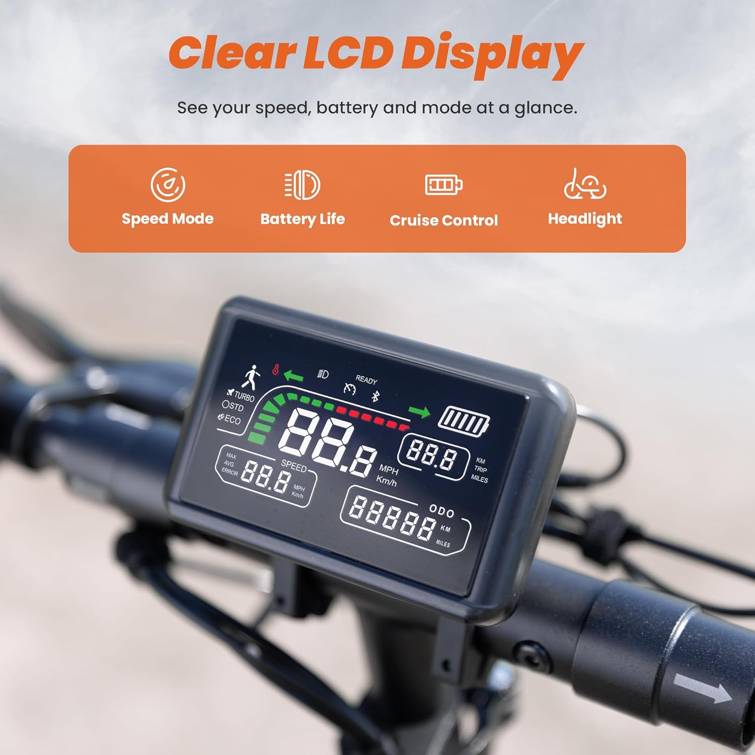 Electric Scooter, 500W/750W/1000W Motor, 22/25/28 MPH Top Speed & 23/28 Miles Range, 9.3