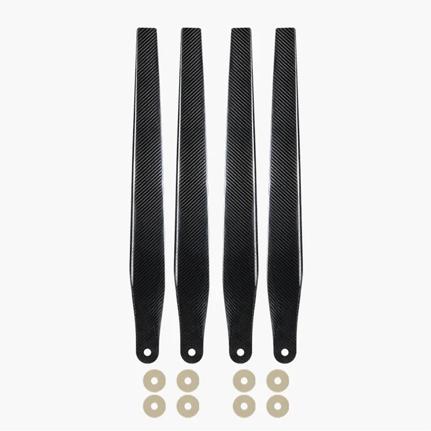 T60 5627 Carbon Fiber 6-Blade Propellers Heavy-Load Drone Rotors Energy-Saving Lightweight (Pair CW/CCW)(T60 CWCCW)
