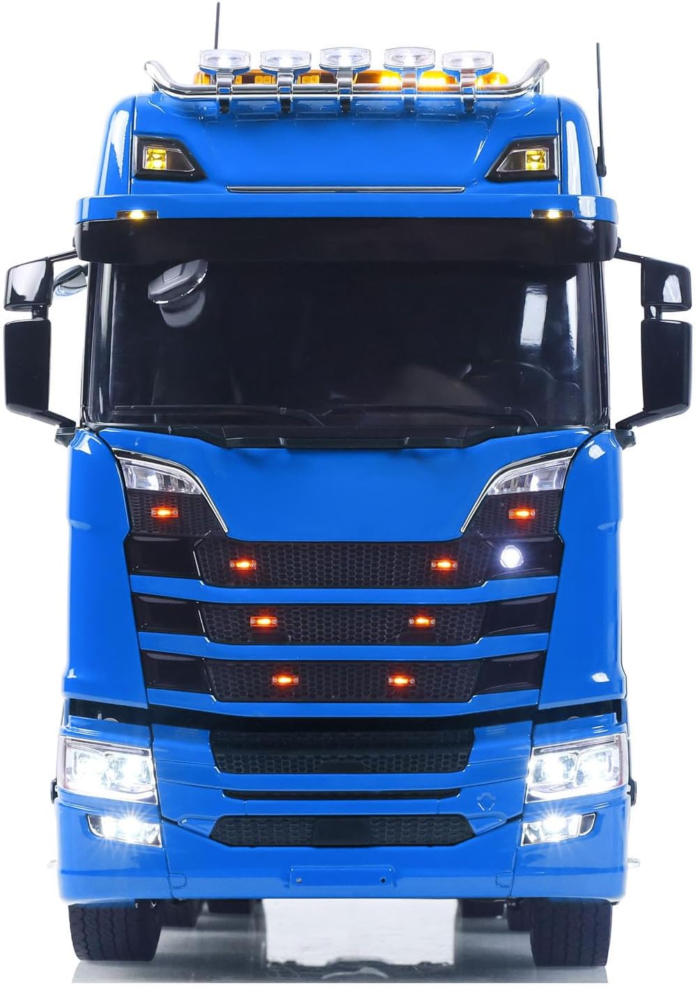 TOUCAN RC HOBBY Flysky Radio RC Tractor Truck 770S 1/14 Remote Control Lorry 8x8 Model Vehicle Axle Locks Sound System Engineering Light