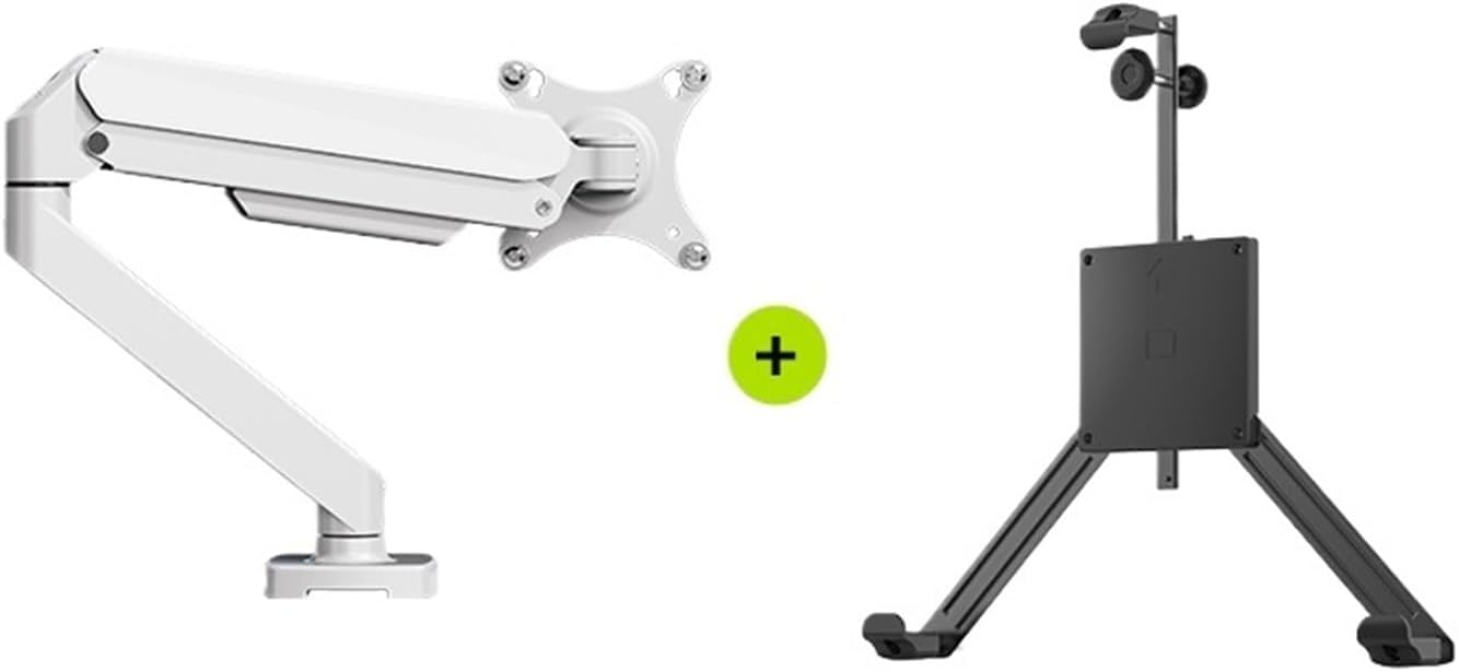 Stand Computer Holeless Monitor Stand Robotic Arm No Punching No Screw Expansion Hole Special Accessories X1(S1 White)
