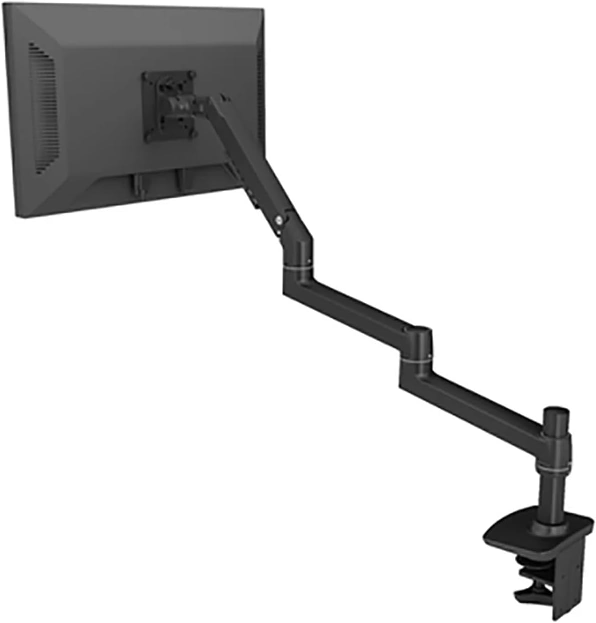 V63C/XSJ8013C Aluminum Alloy Extra Long Arm LED LCD Monitor Stand Desktop Clamp-on Full Motion Monitor Stand(V63CB)