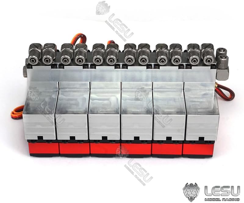 Toucan RC Hobby LESU Reversing Valve 6CH Servo 1/14 RC Hydraulic Dump Truck Loader Excavator