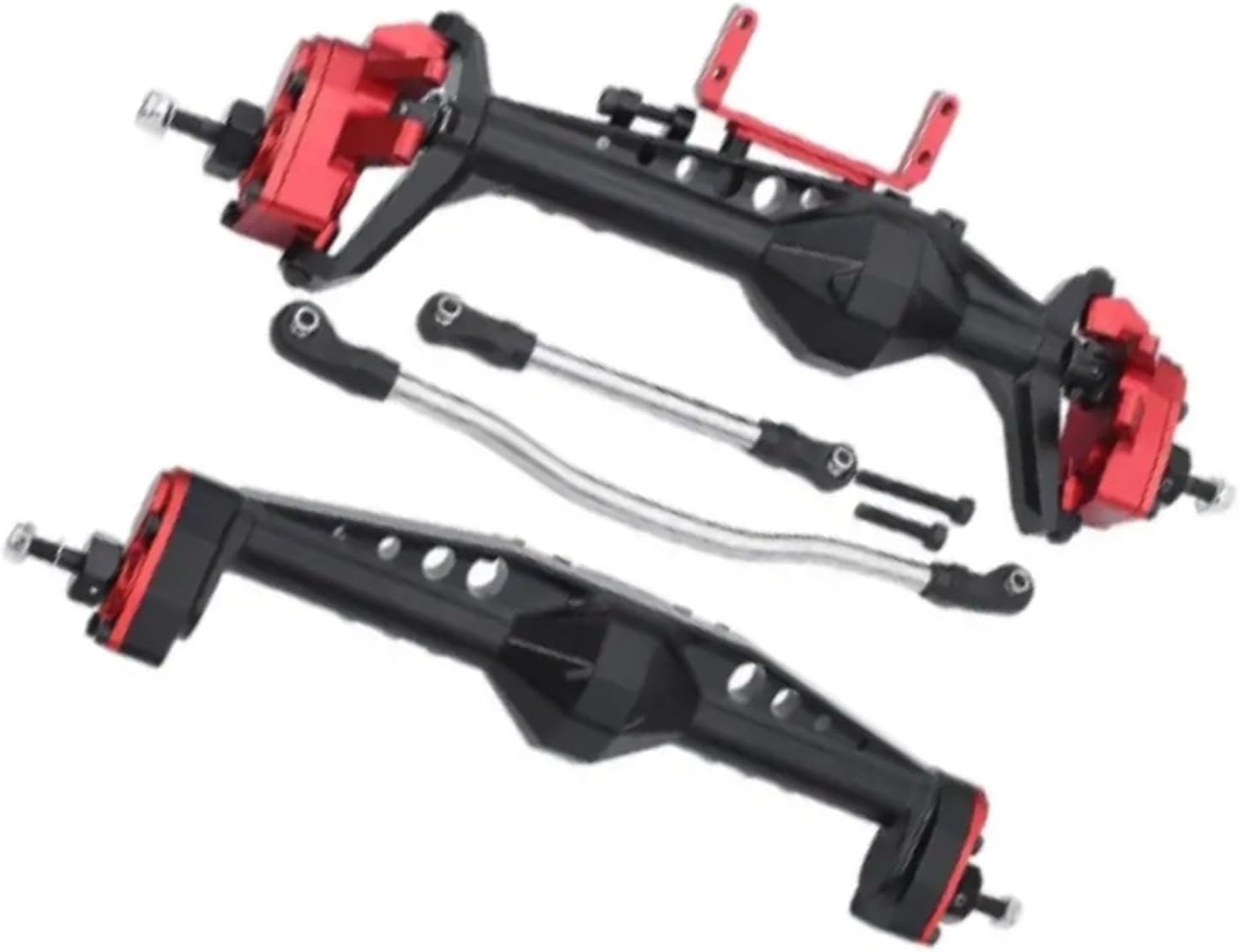 RC Vehicle Axles Compatible with Axial for Capra 1/10 RC Car Part Aluminum Alloy Protector Front Rear Axle RC Car Accessories Replacement Parts