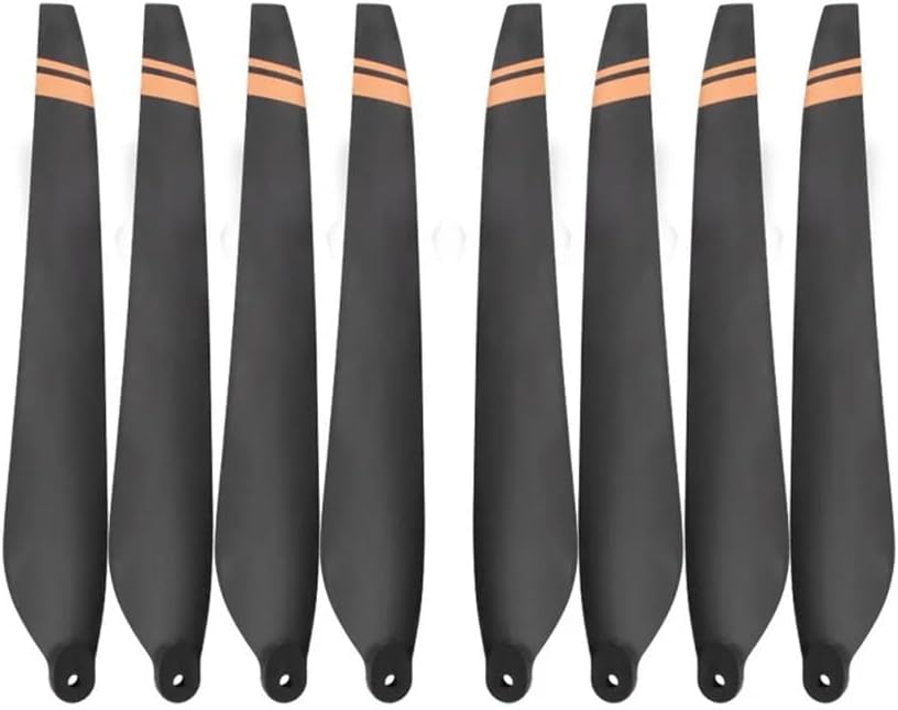 TS-2480 Reinforced Carbon Plastics Mix 24-Inch Folding Propellers (CW/CCW Set) for X6 Plus Power Systems, Heavy-Lift Drone Rotor Components(Set of 8pcs)
