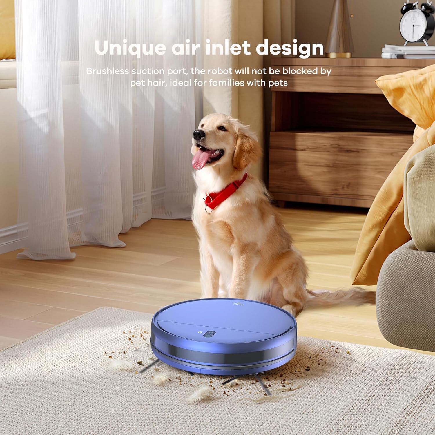ZCWA Robot Vacuum and Mop Combo,2.4GHz WiFi Link Vacuum Robot