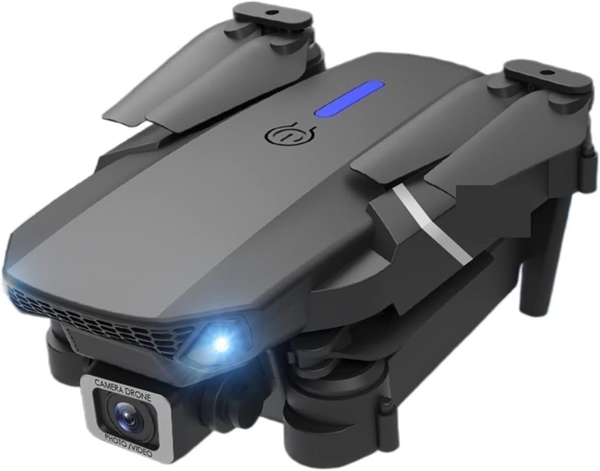 Drone Drone RC Quadcopter with Obstacle Avoidance 1080P 4k WiFi Height Hold RC Mini Drone FPV Dual Camera Drones One Key Take Off/Landing (Color : DualCam 4K 2B Bag Size : 1) (1080p 3b Bag 1)