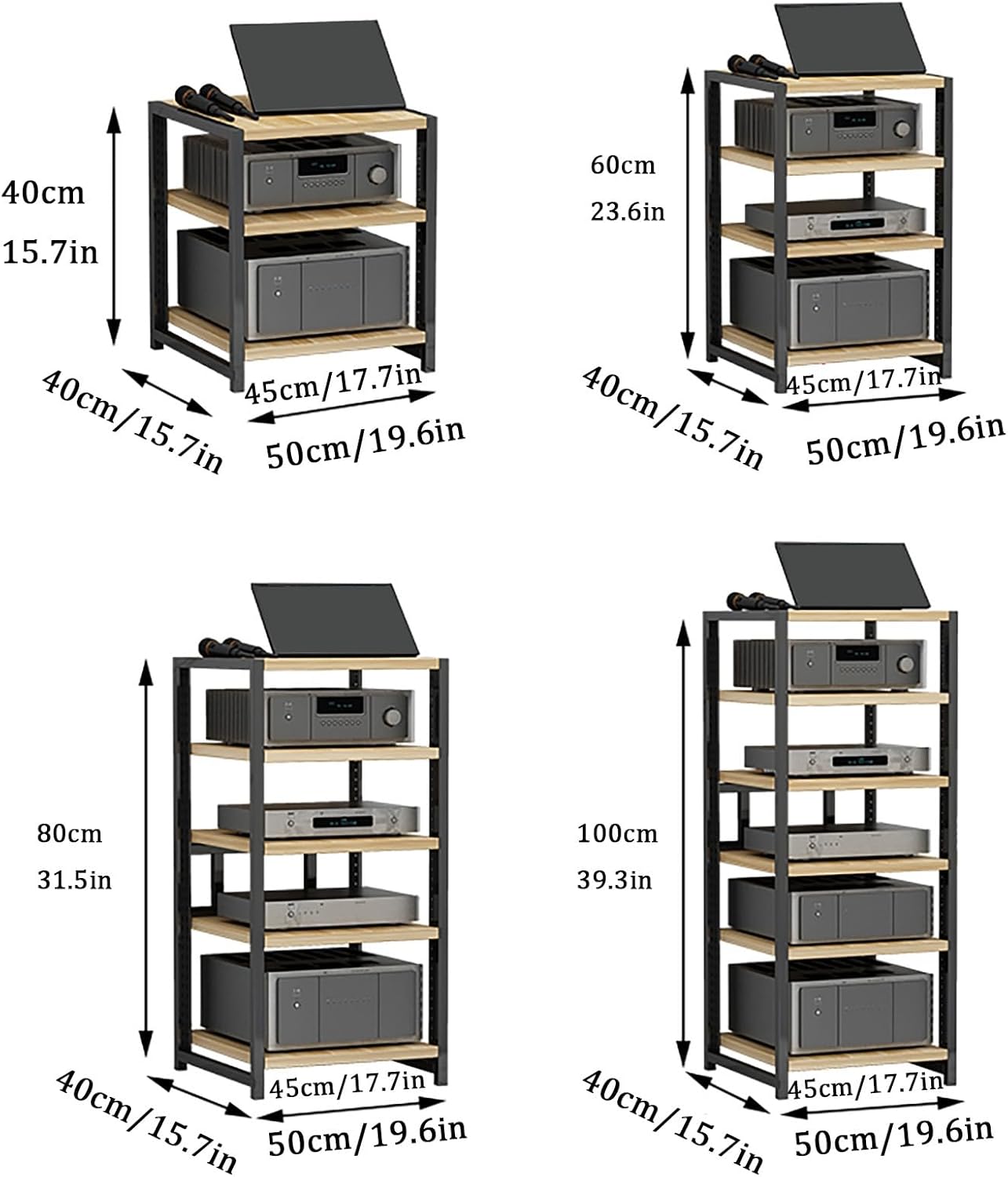 Multifunctional AV Media Stand Cabinet