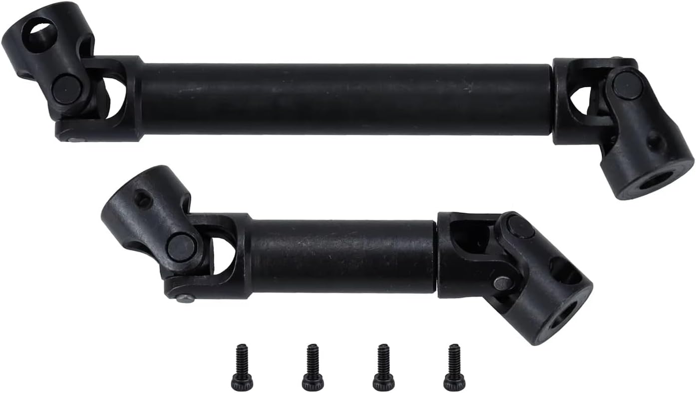 rc car DriveShafts Compatible with Axial for SCX24 C10 AXI00001 for JLU for Bronco 1/24 RC Crawler Car Upgrade Parts Steel Front Rear CVD Driveshaft
