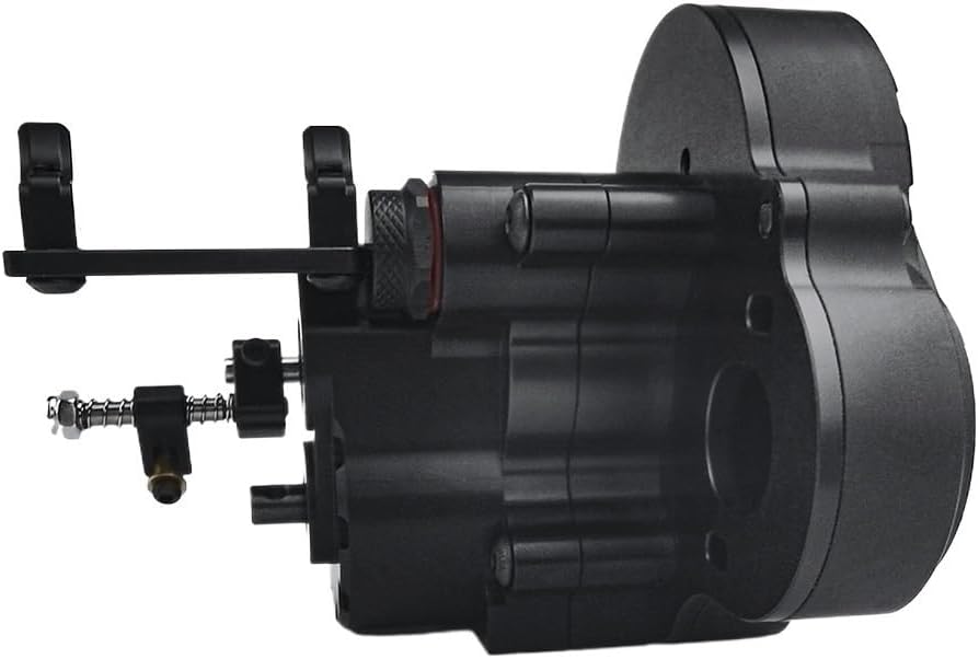 Compatible Reverse Gearbox with Transmission Belt Compatible with 1/10 RC Crawler Car Two Speed Upgrade Parts