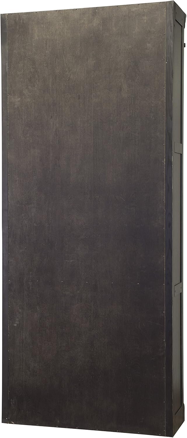 Martin Furniture Fully Assembled Aged Ebony Toulouse 6 Shelves Bookcase,