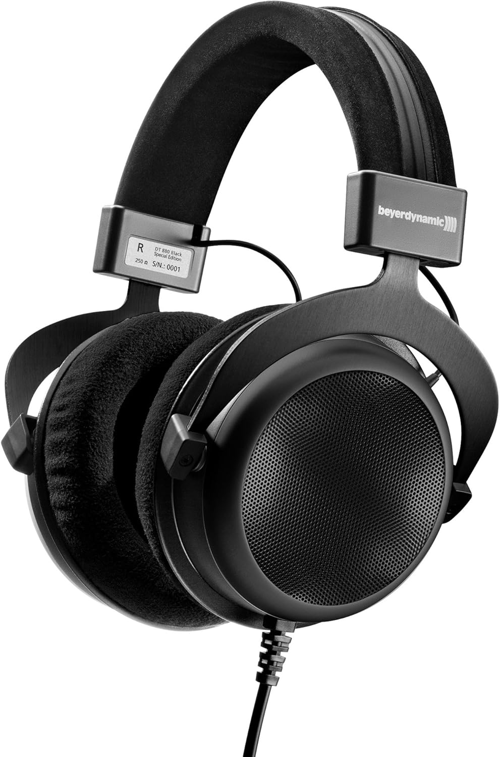 beyerdynamic DT 880 Premium Edition Over-Ear-Stereo Headphones. Semi-Open Design, Wired, high-end (32, 250, or 600 Ohm) (250 OHM, Black Edition)
