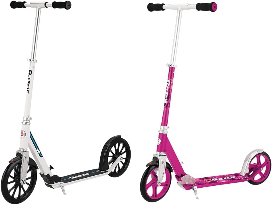 Razor A6 Kick Scooter for Kids Ages 8+ - Extra-Tall Handlebars & Longer Deck, 10