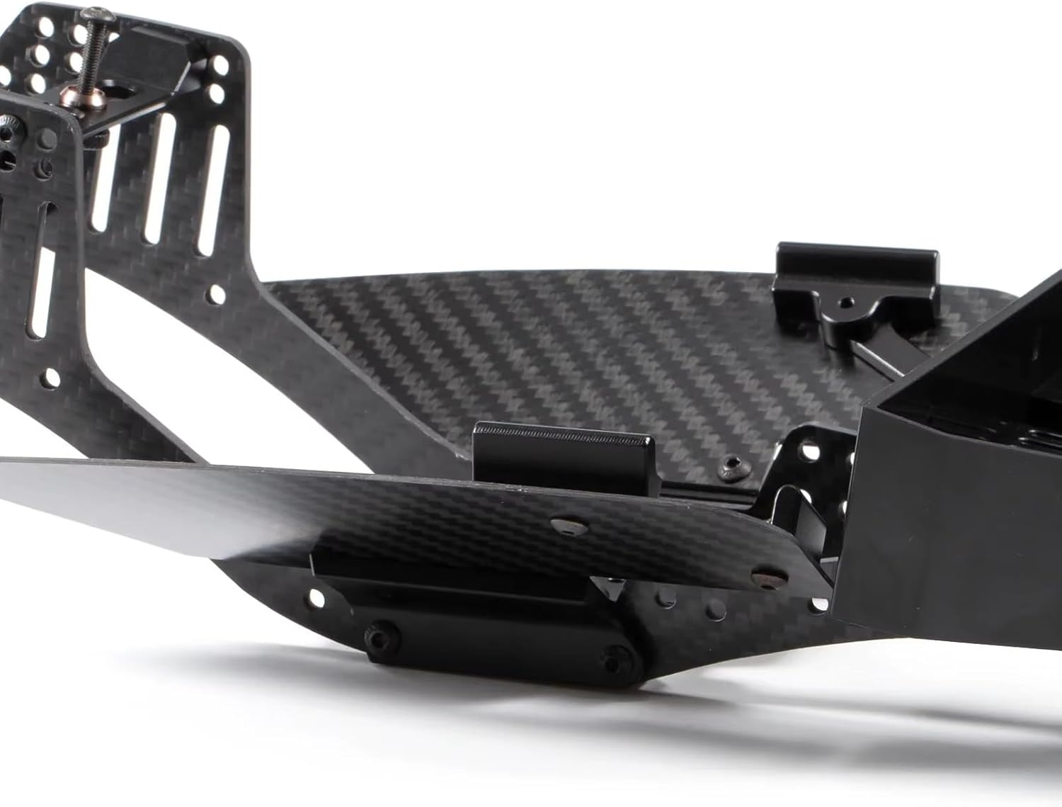 RC Crawlers Components For SCX10 For AR44 AR45 For Capra For TRX4 H4 1/10 For LCG Chassis Kit With Molded Rear Trunk Dual Servo Mount Links Gearbox Kit RC Crawler Car Parts(Chassis Kit)