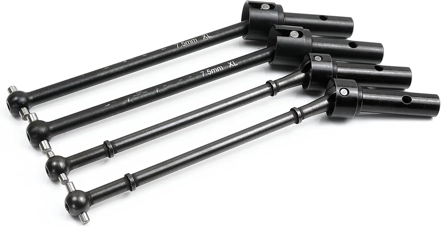 RC Car Drive Shafts for Losi 1/5 for DBXL V1.0 RC Car Buggy Front Rear Universal Joint Dogbone Steel Driveshaft Part Transmission Shaft RC Car Accessories