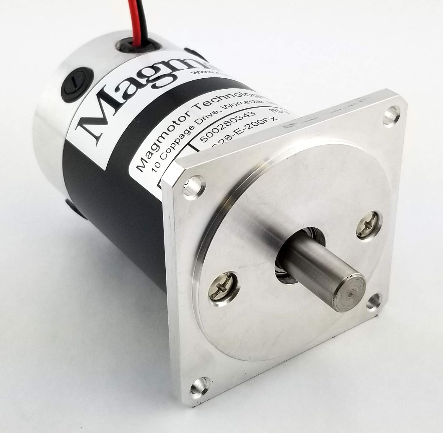 Brushed Motor - Magmotor, S28-E-200FX, 500280343, 24 VDC, 1850 RPM, Brushed DC Motor, DC Electric Motor