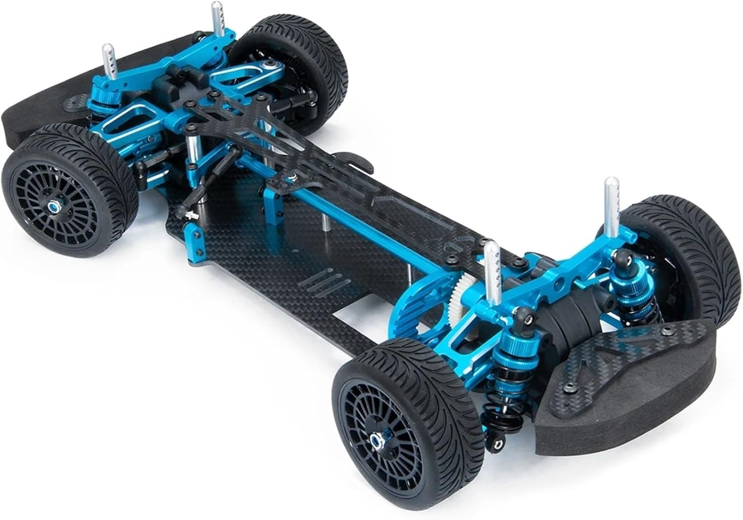 RC Car Parts for Tamiya for TT01 1/10 Metal and Carbon for Chassis Frame Kit RC Perfomence On Road Drift Car Parts RC Car Replacement DIY Parts