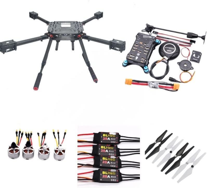 Drone Accessories for Pixhawk PX4 PIX 2.4.8 32 Bit Flight Controller Autopilot with 4G SD Safety Switch Buzzer PPM I2C RC Quadcopter Ardupilot Replaceable (Color : F450 Package E)