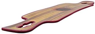 County Line Complete - Longboard Skateboard, Waterproof, Durable, Lightweight, Cruiser, by Moonshine Manufacturing (Soft Flex Complete with Trucks & Wheels)