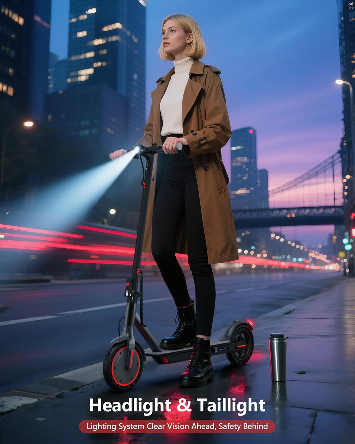 NAVIC Electric Scooter for Adults, 350W Brushless Motor 19 MPH & 21 Miles Range 8.5