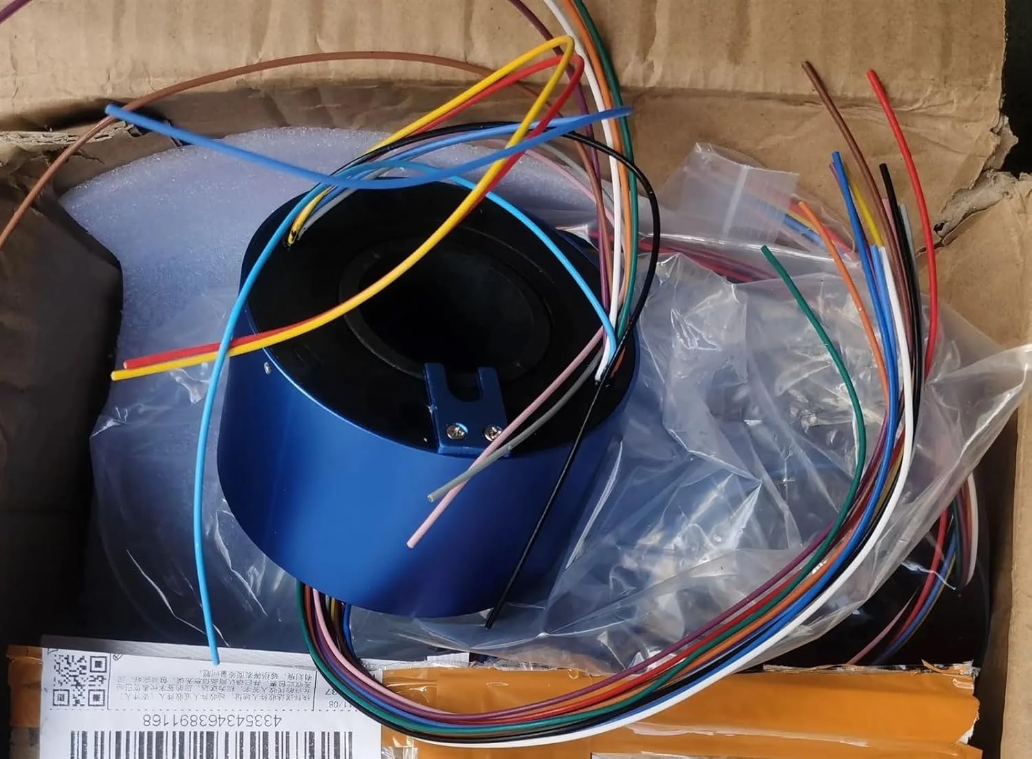 Through-Hole Slip Ring 50mm Diameter, 6-ch / 12-ch 10A Outer Diameter 113mm Hollow Shaft Slip Ring(12-ch 10A)