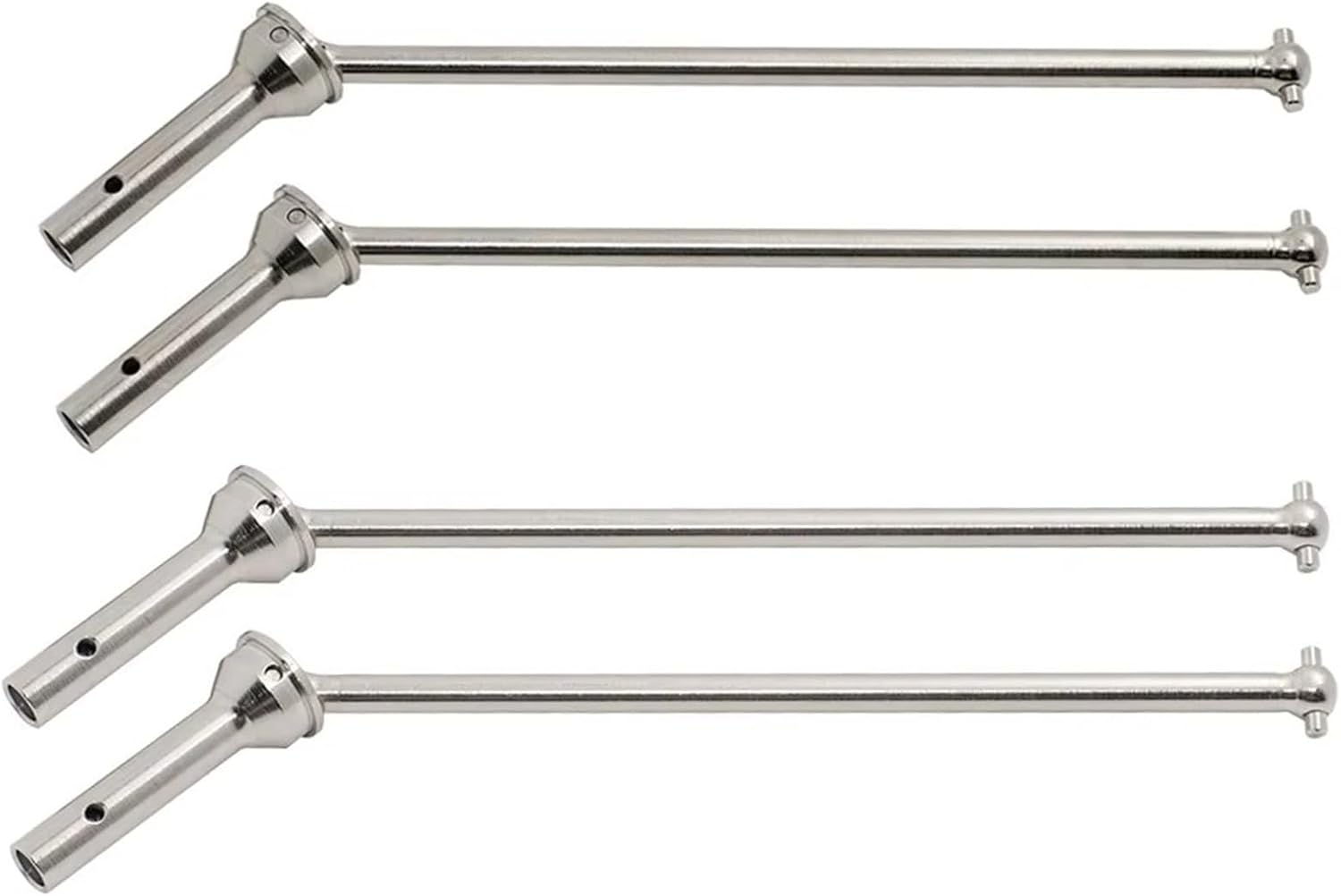 for Arrma for KRATON for Outcast for Notorious Steel Metal Front Rear Drive Shaft CVD Driveshaft 1/8 RC Car Parts RC Car Parts(Silver)